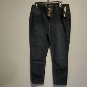 Natural Reflections Dark Blue Skinny Jeans
